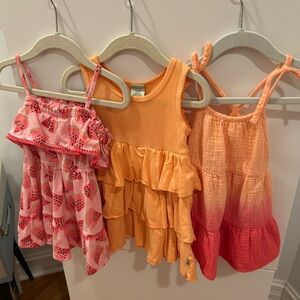 Set of 3 Summer Dresses Size 2T